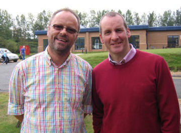 Robert Llewellyn and Chris Barrie