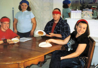 The revised McDongle's take-out menu gets its first focus group test