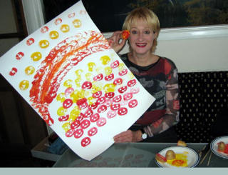 Hattie Hayridge's Comic Relief art: It's art, Jim, but not as we know it