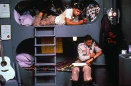 Rimmer and Lister's bunkroom set